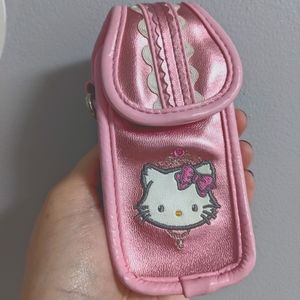 Pink sanrio charmmy kitty cell phone holder